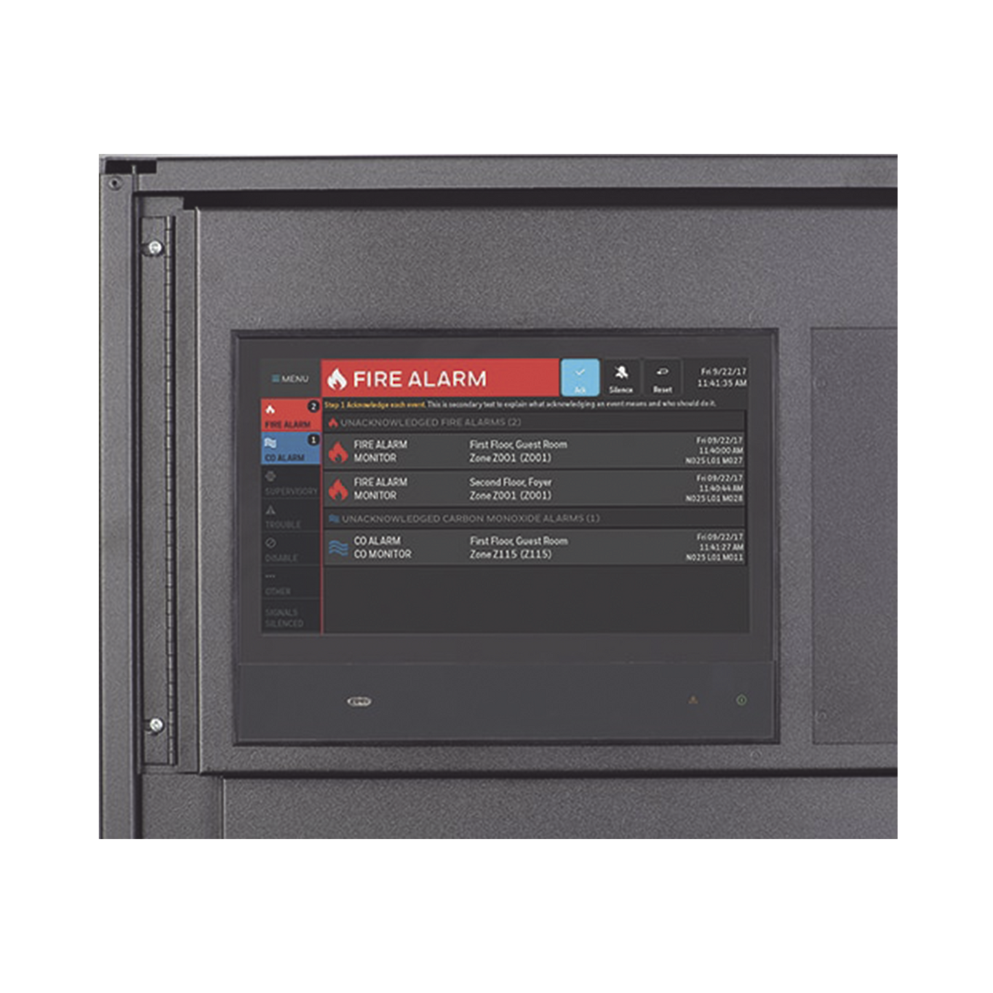 Pantalla Táctil de 10 Pulgadas / a Color / Compatible con Paneles NOTIFIER Serie ONYX