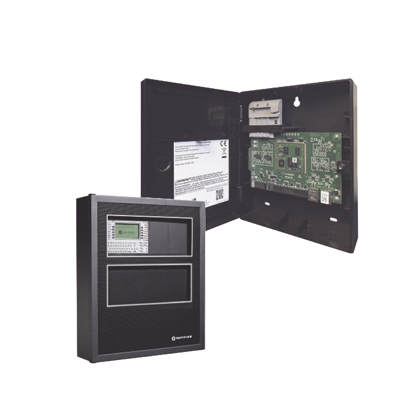 Panel de Detección de Incendio Serie ONYX de NOTIFIER / Inteligente / Direccionable / Conectividad en Red / 1,272 Puntos en 4 Lazos SLC / Expandible a 3,180 Puntos en 10 Lazos SLC / en Español / Incluye Comunicador CLSS Modelo HON-CGW-MBB