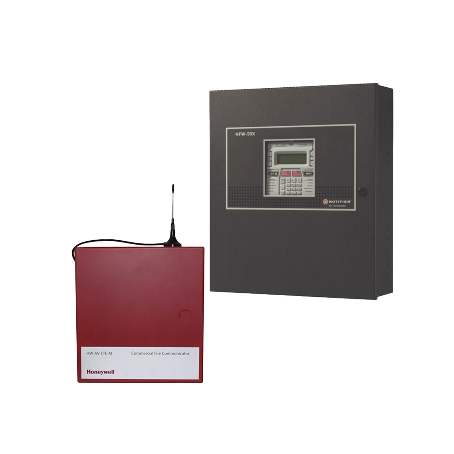 Panel Direccionable de Detección de Incendio Serie FireWarden de NOTIFIER / 50 Puntos / Incluye Comunicador CLSS Modelo HW-AV-LTE-M-LA