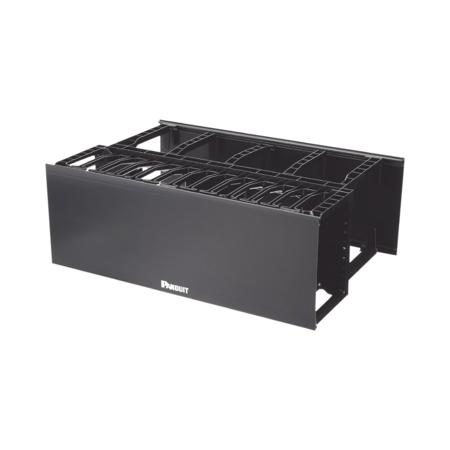 Organizador de Cables Horizontal NetManager de Alta Densidad, Doble (Frontal y Posterior), Para Rack de 19in, 4UR
