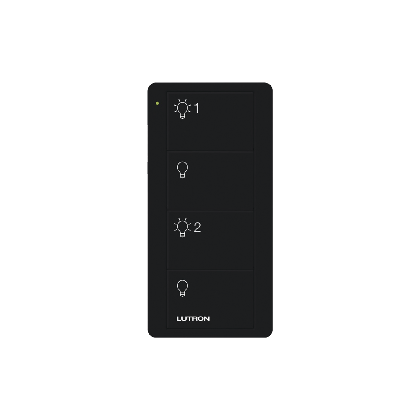 Control remoto PICO inalámbrico con 4 botones encender/apagar grupo/escenas, complemente con un atenuador o switch on/off
