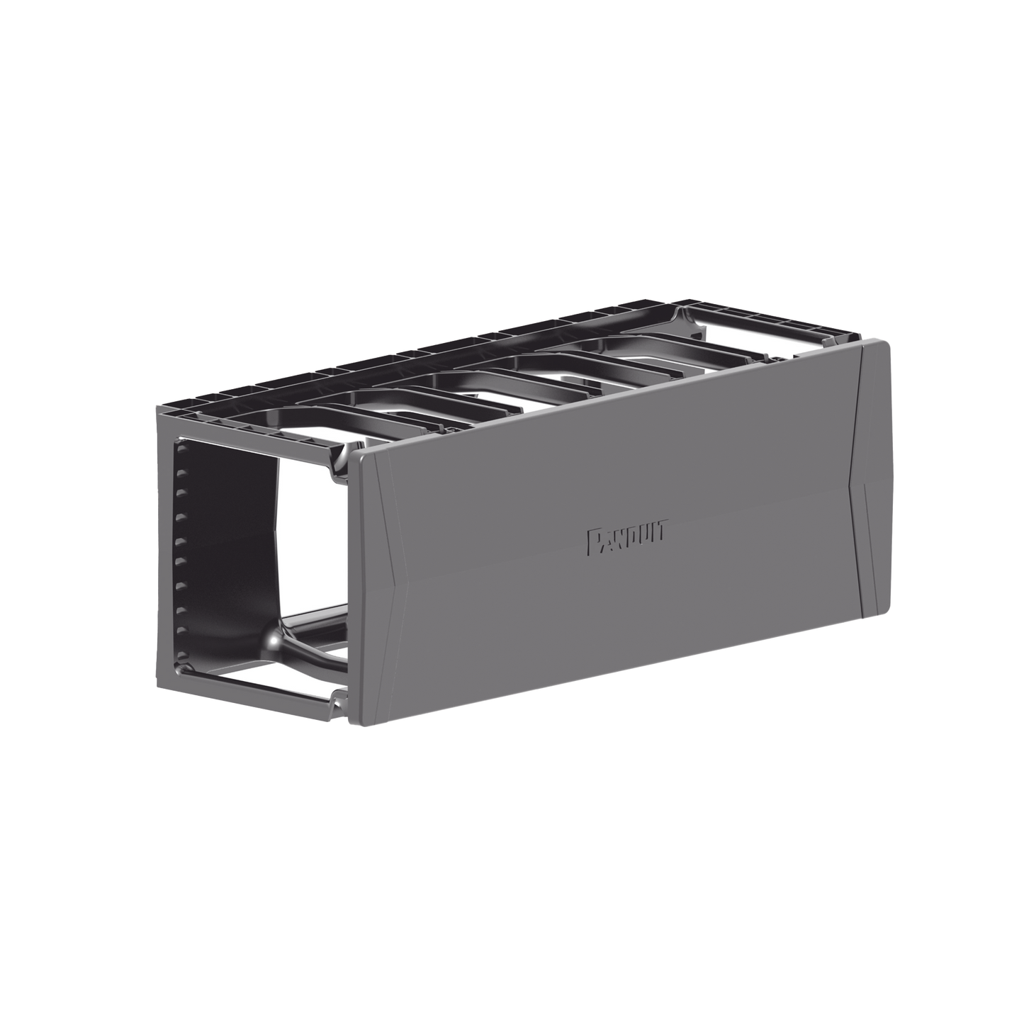 Organizador de Cables Horizontal PatchRunner™, Sencillo (Solo Frontal), Para Rack de 19in, 4UR