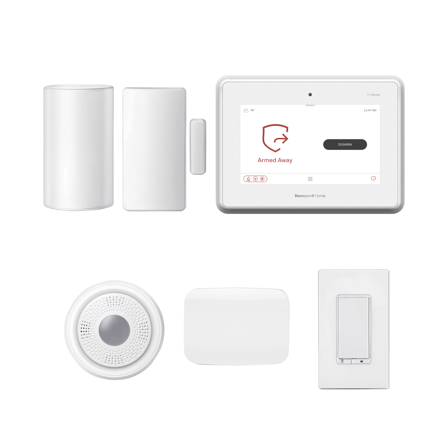 Panel de Alarma con Apagador Dimmer y Plug-in Dimmer para Tomacorriente