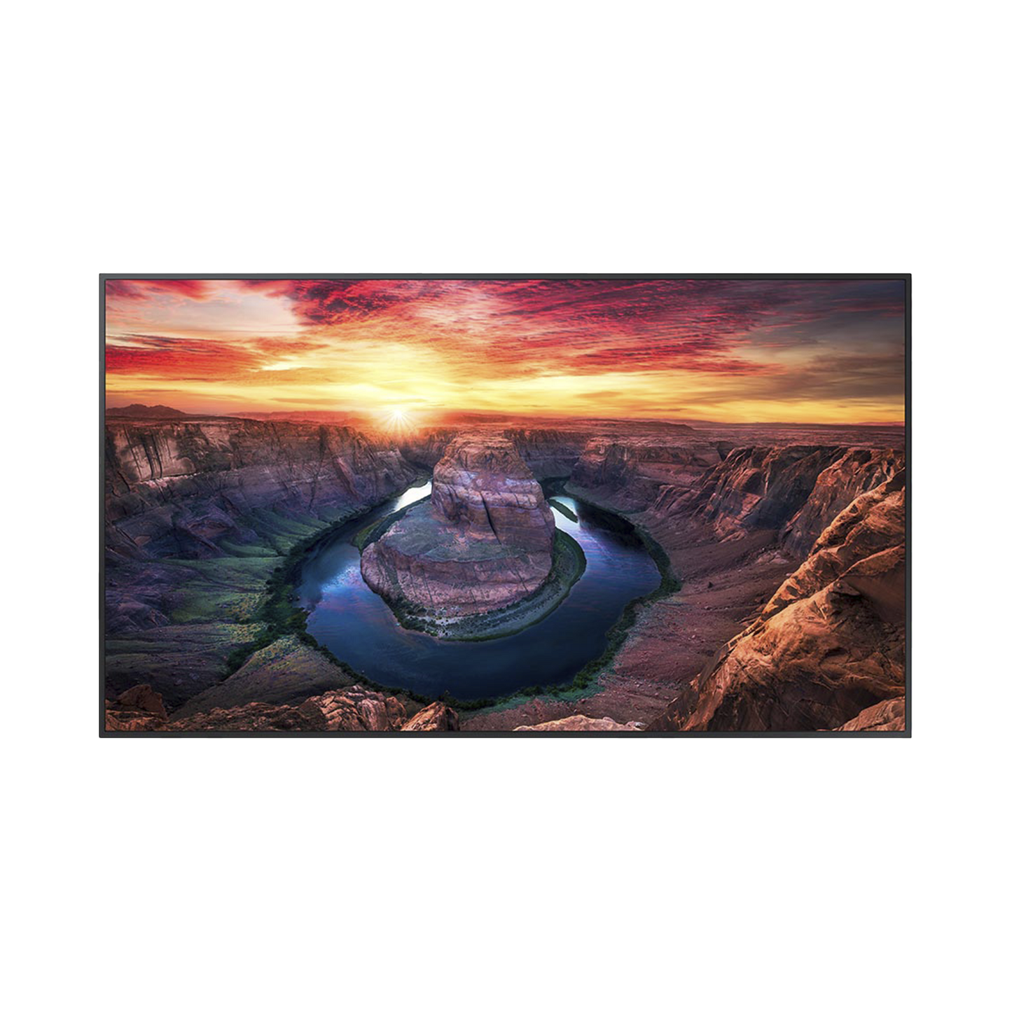 Pantalla Profesional LED de 55", UHD 4K (3840x2160p), Entradas de Video HDMI/DisplayPort / USO 24/7 / Compatible VESA / Compatible con software MagicInfo