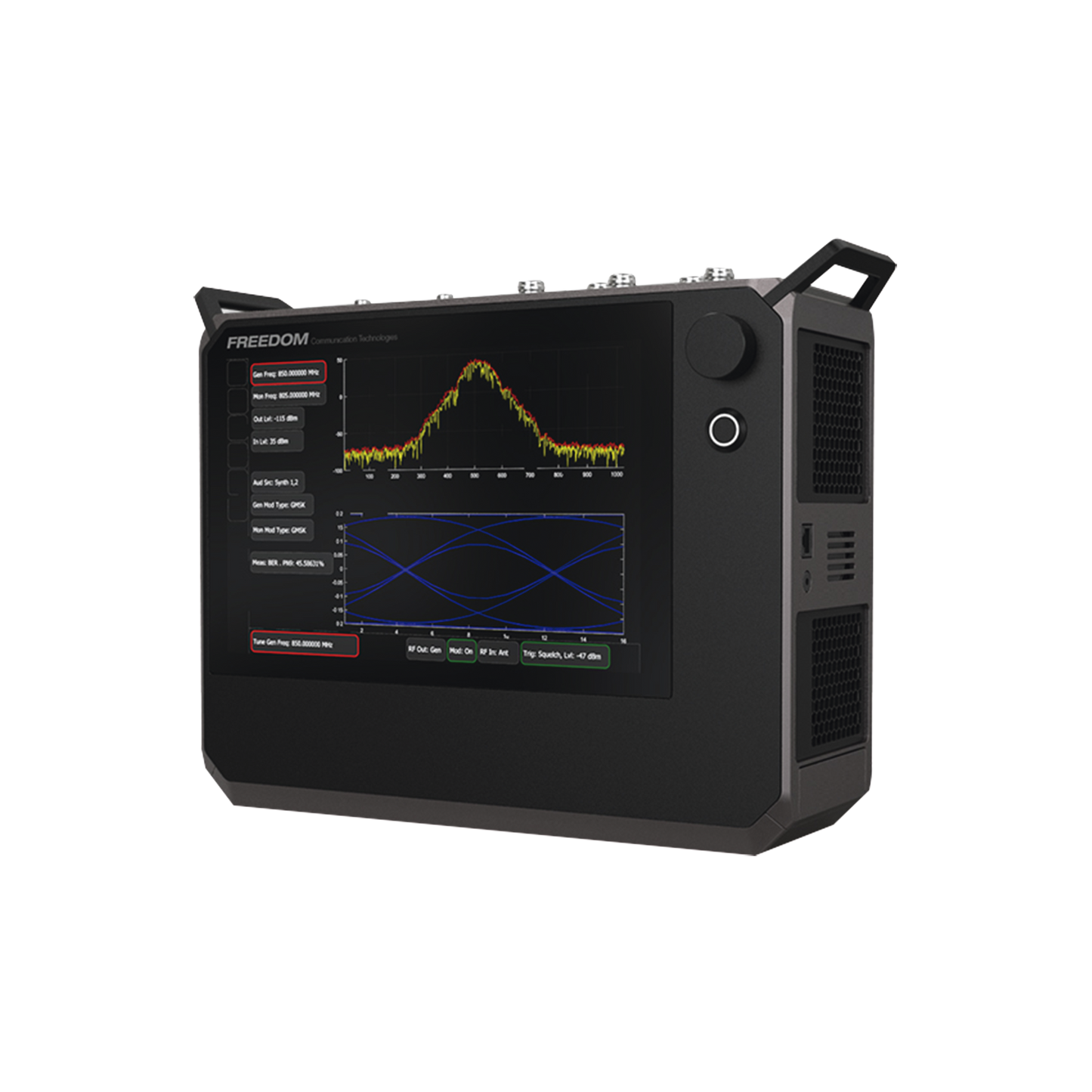 Analizador Profesional para Sistemas de Radiocomunicación Ultra Portátil, 6 GHz.
