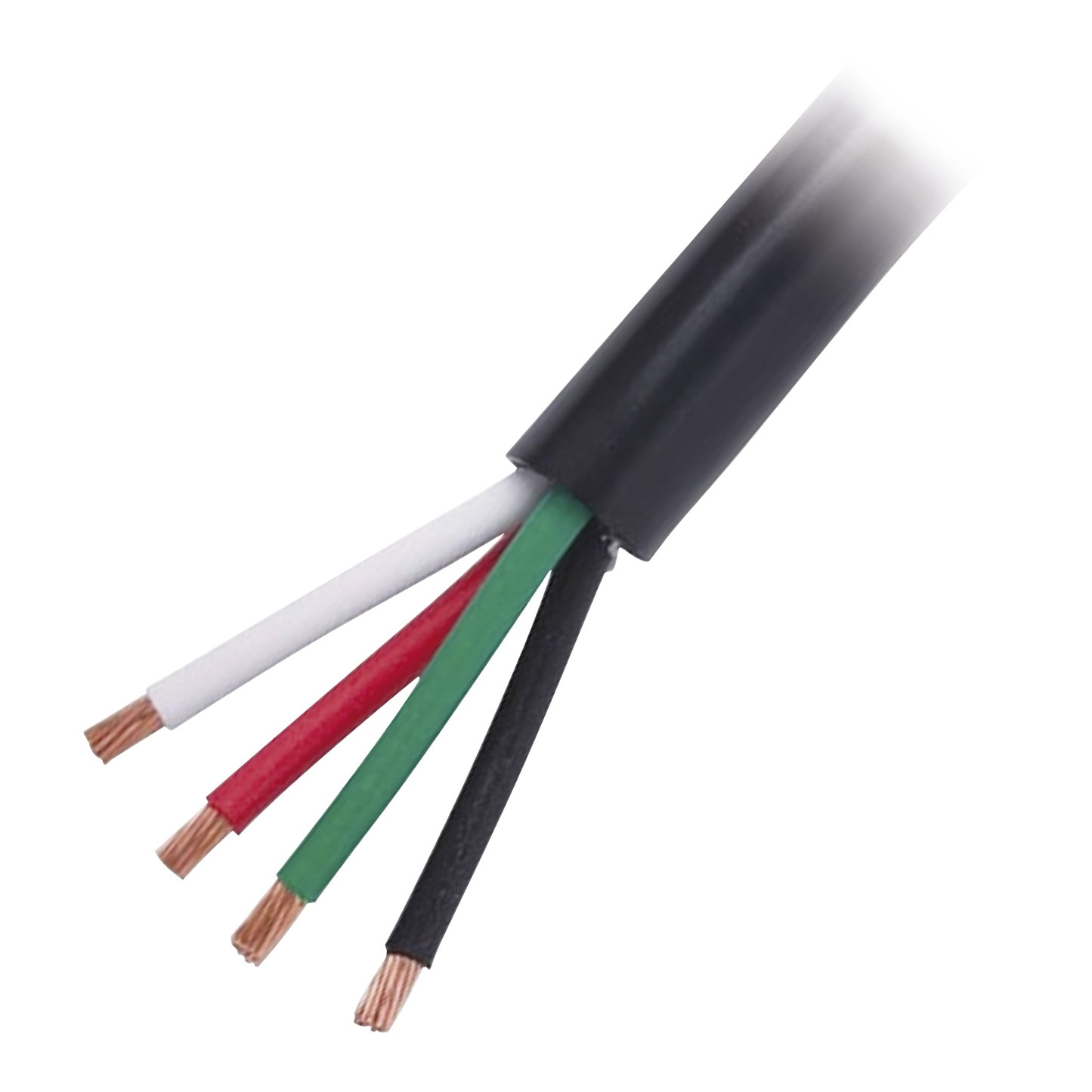 Cable Eléctrico de Uso Rudo 4 Hilos Calibre 14 AWG, Hasta 600 V. Rollo de 100 m.