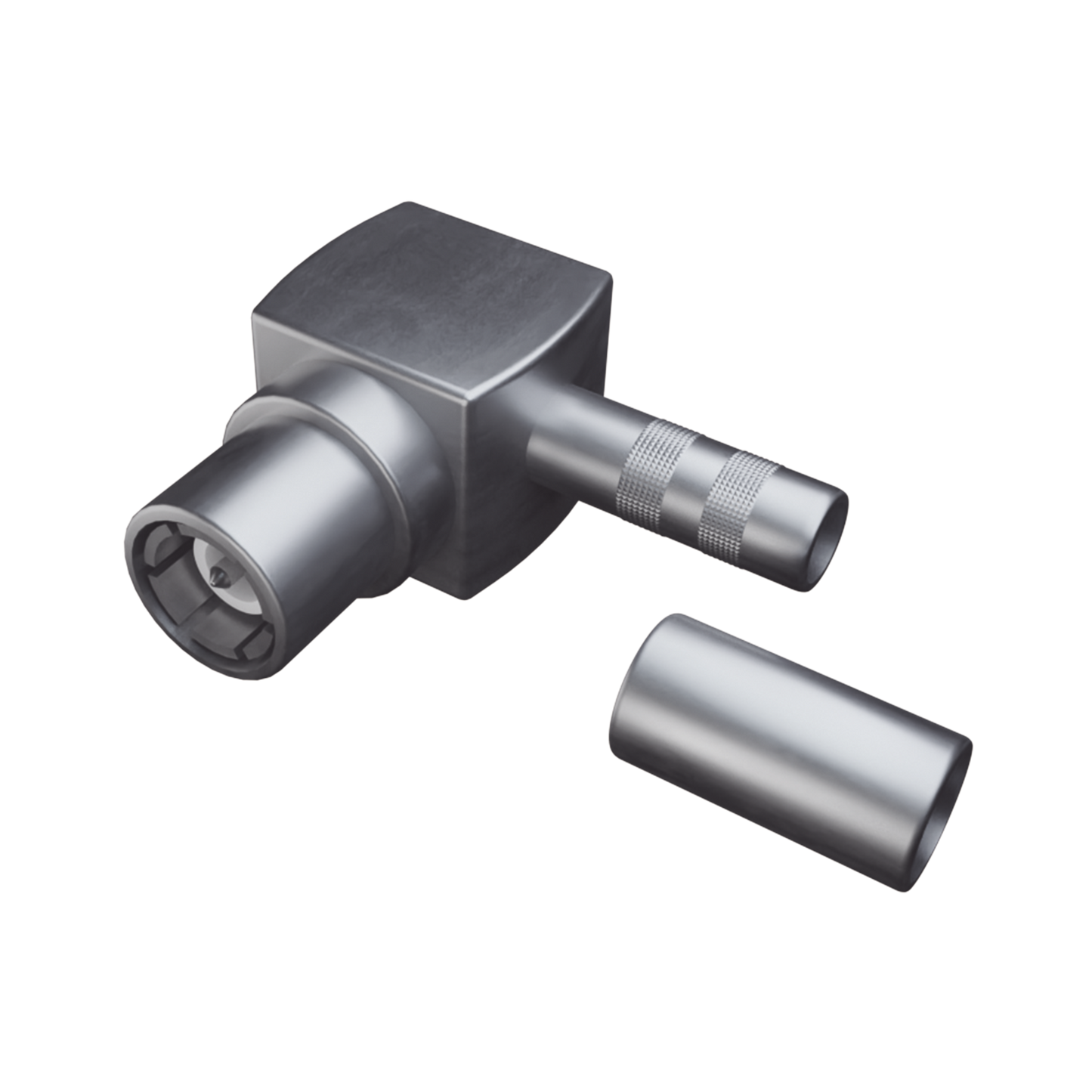 Conector SMB Macho en A/R de Anillo Plegable para RG-316/U, Grupo B1, Oro/ Oro/ Teflón.?