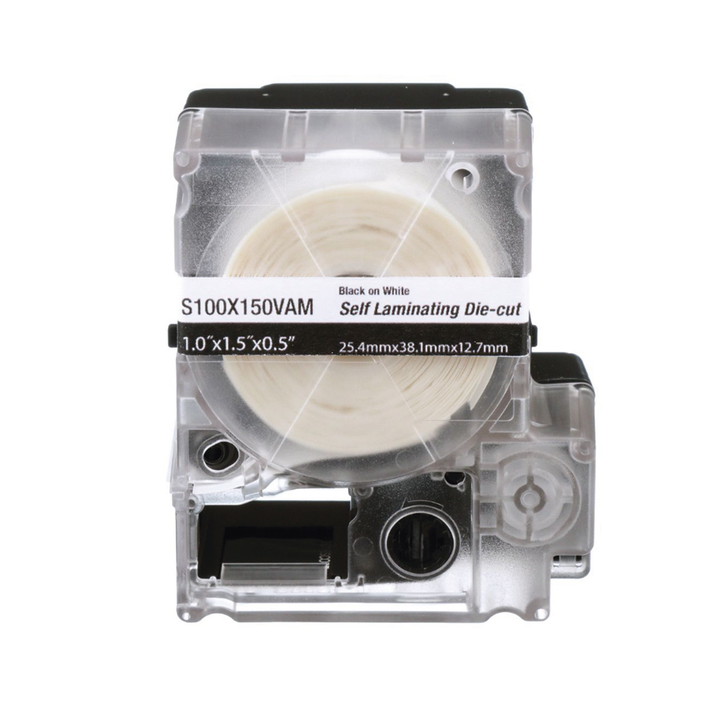 Casete de 125 Etiquetas Autolaminadas para cables 8-4 AWG 1 X 2.25"