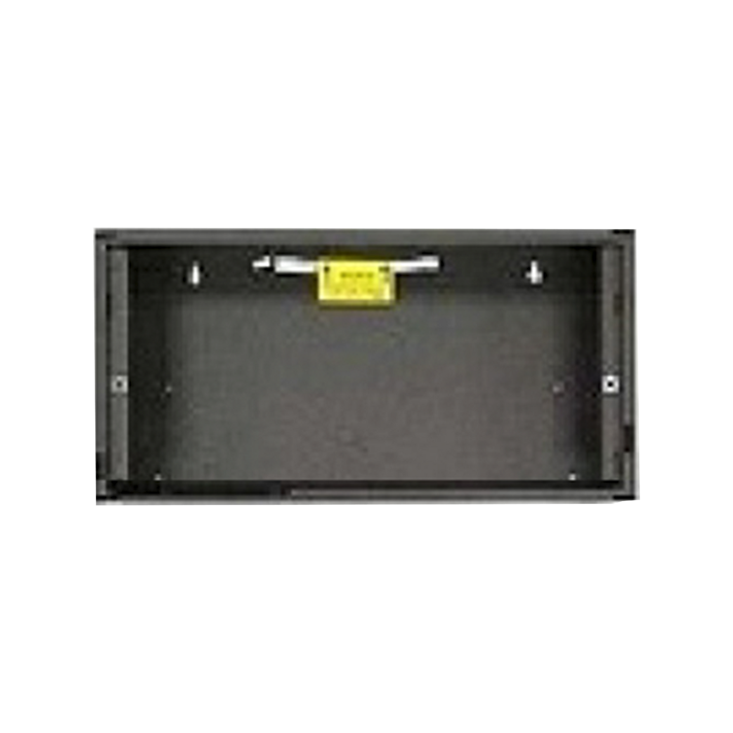 Gabinete de Un Nivel / Sin Compartimiento para baterías / para Paneles NOTIFIER / Color Negro