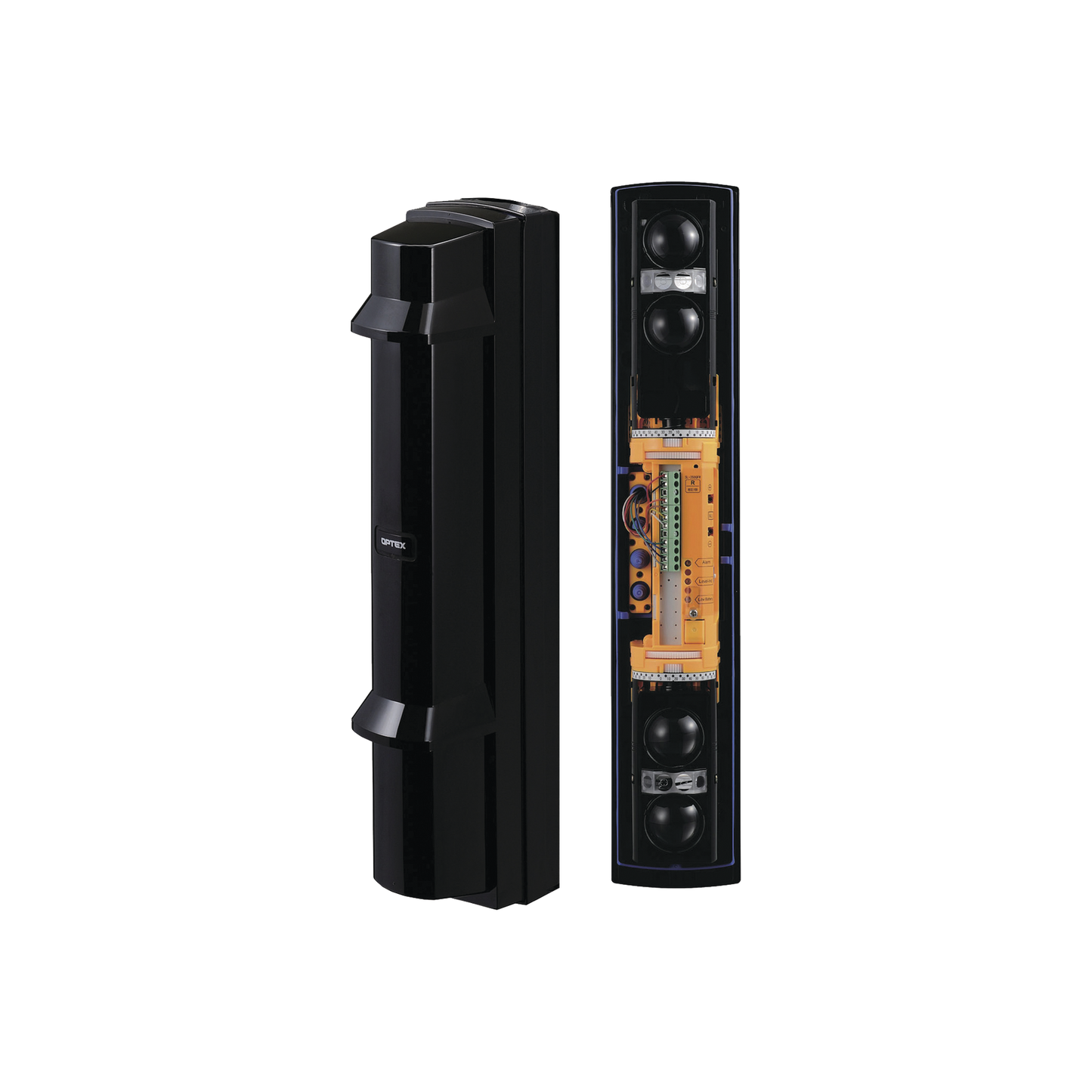 Barrera fotoeléctrica de 100 metros 4 rayos 4 canales / Alimentación por baterías incluidas