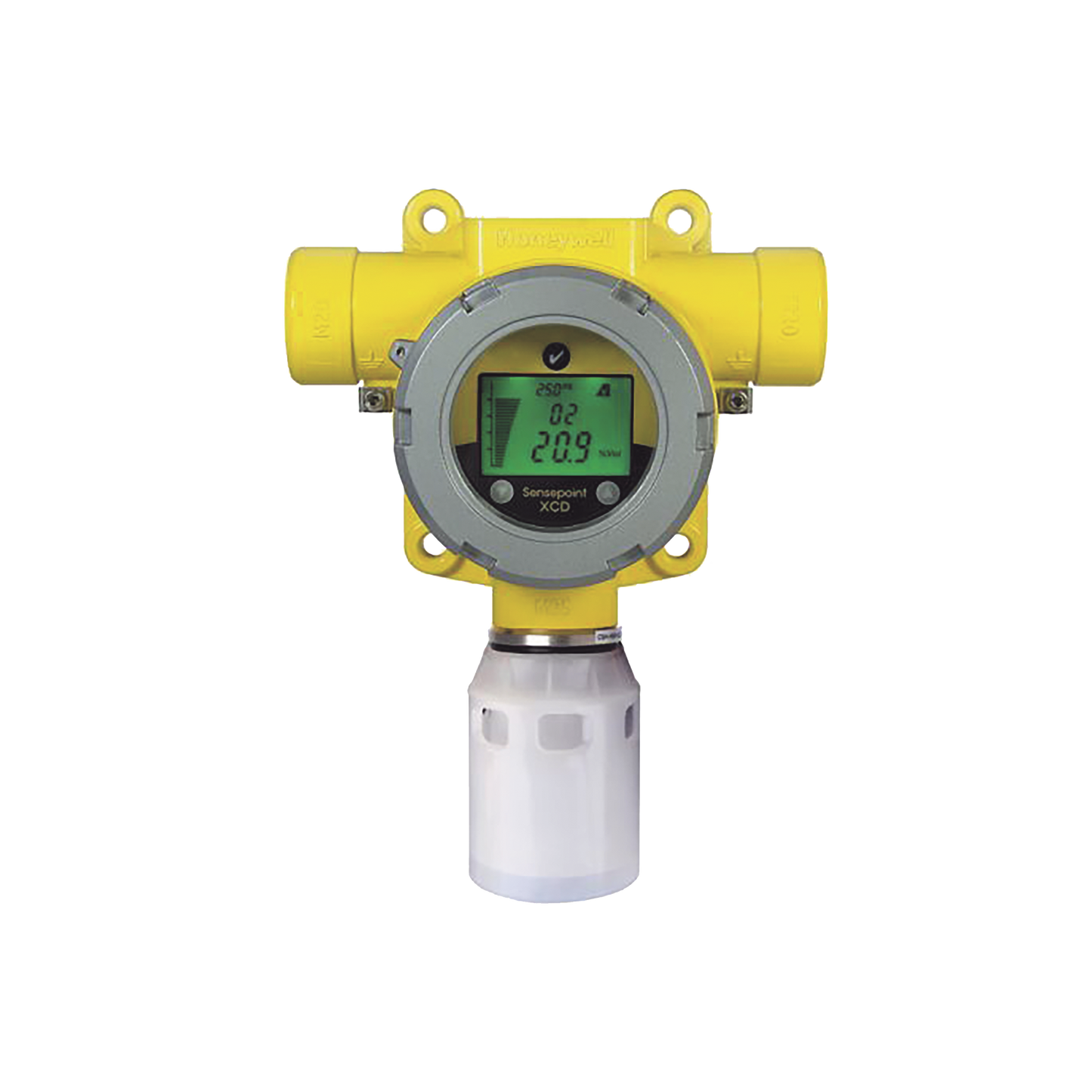 Detector Fijo De Gas Con Sensor EC De Sulfuro De Hidrógeno De 0 a 50 ppm, Para Gases Combustibles, Salida 4-20 mA, UL/c-UL/INMETRO, 2x3/4" NPT, Carcasa Aluminio, Serie Sensepoint XCD