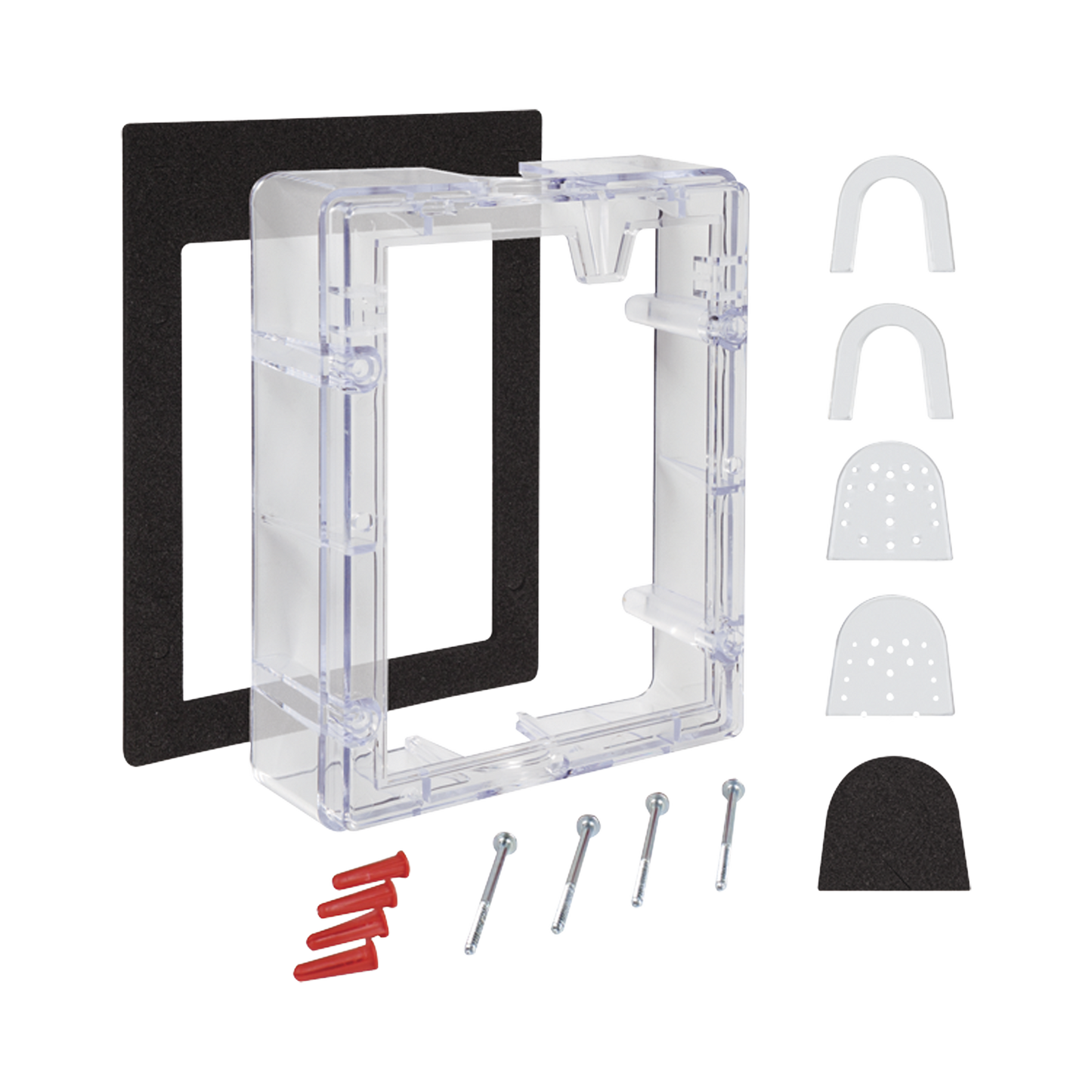 Espaciador de conducto transparente con juntas, para la serie Stopper II®Espaciador de conducto transparente con juntas, para la serie Stopper II®