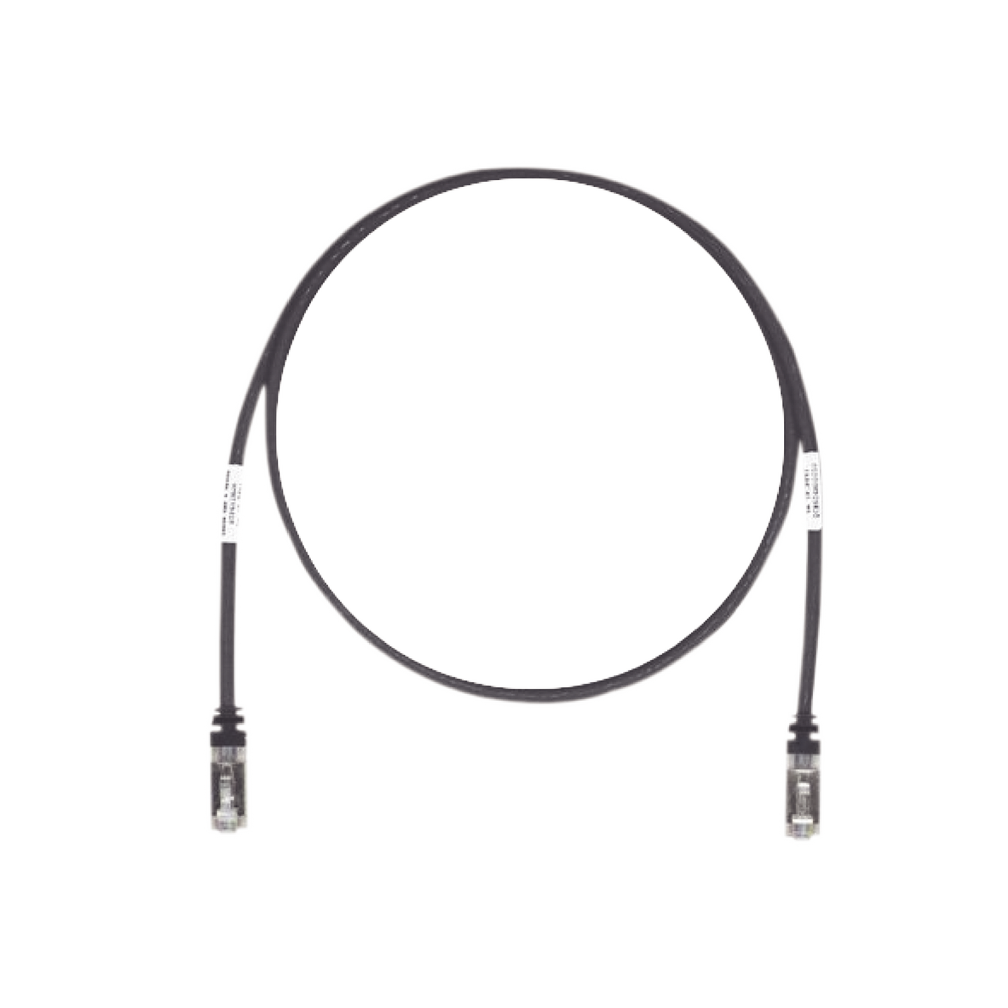 Patch Cord Cat6A, Blindado S/FTP, CM/LS0H, 10ft, Color Negro