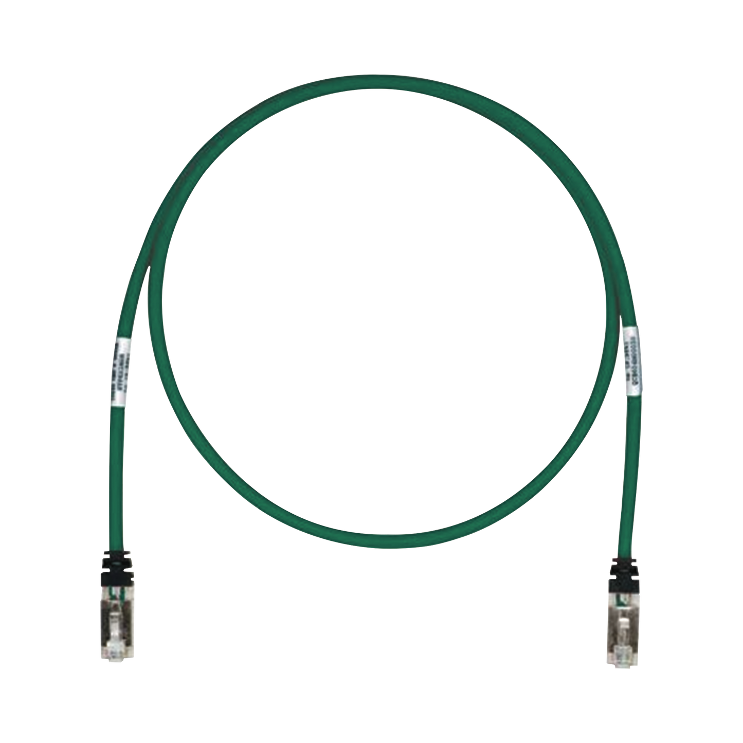 Patch Cord Cat6A, Blindado S/FTP, CM/LS0H, 17ft, Color Verde