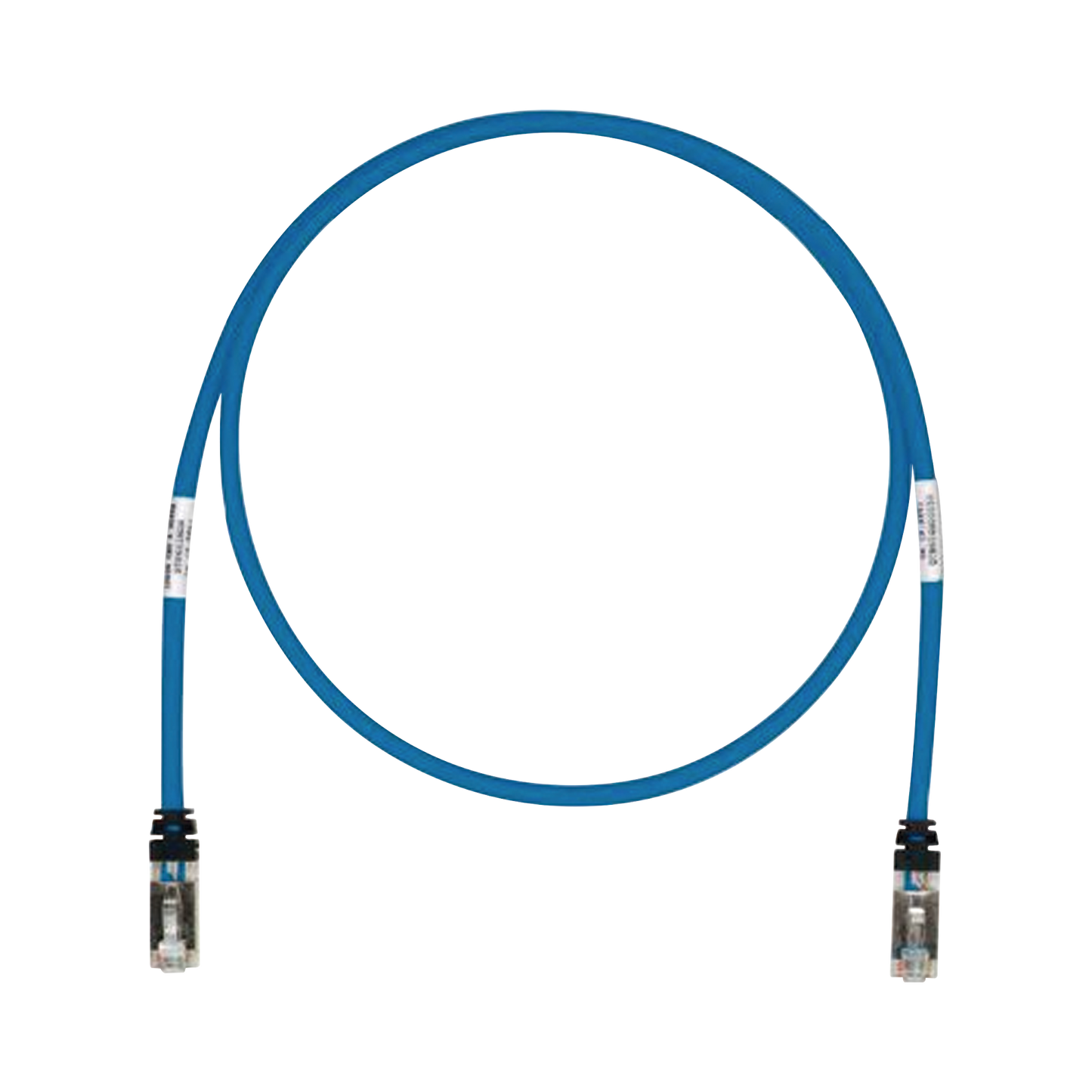 Patch Cord Cat6A, Blindado S/FTP, CM/LS0H, 50ft, Color Azul