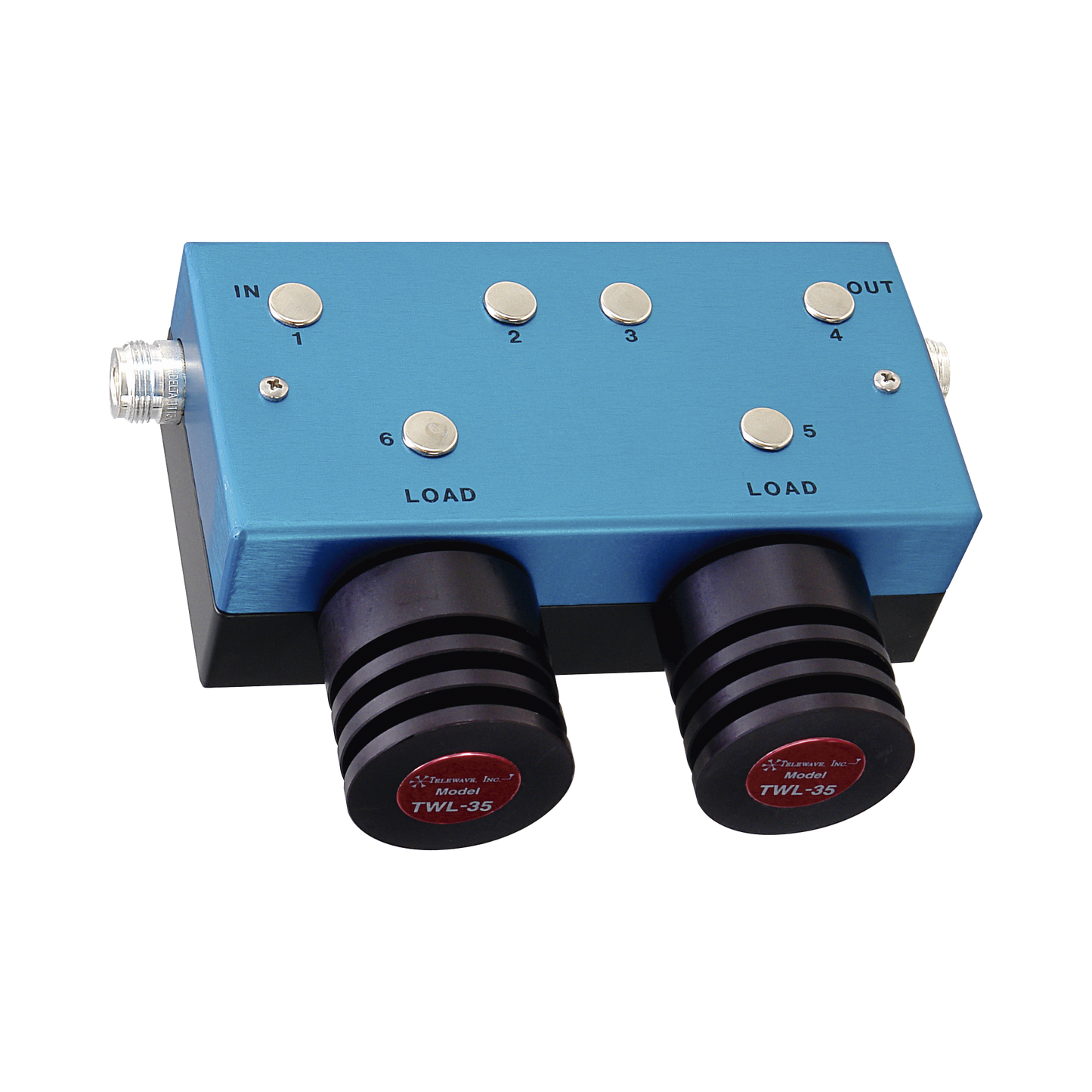 Aislador Doble para 118-174 MHz, 70 dB de Aislamiento, Ajustable en ± 4 MHz, hasta 100 Watt.