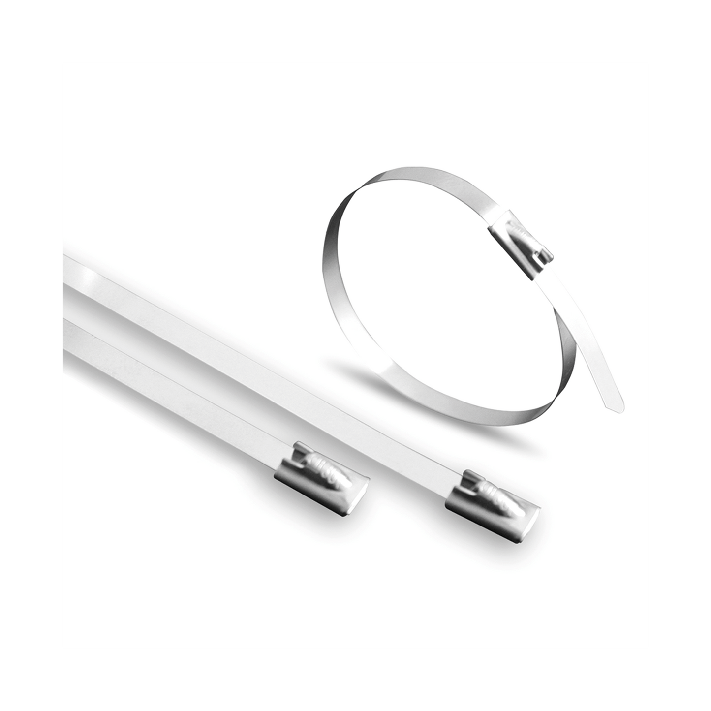 Cincho de Acero Inoxidable, 4.6 x 360 mm (100pzs) (4100-02000)