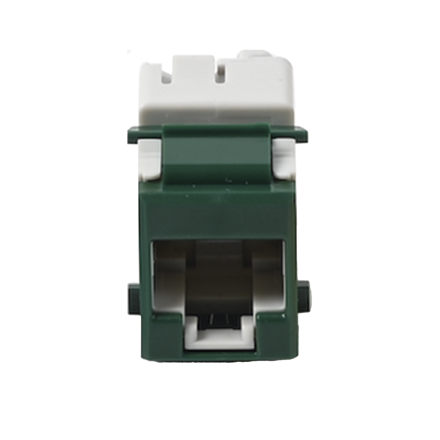Jack UltraMAX Cat6A, UTP, Tipo Keystone, Color Verde, Punch Down
