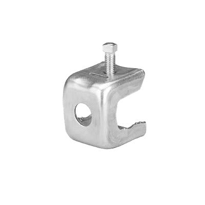 Adaptador de sujetadores de presión. Instalación en torre de ángulo o tubular