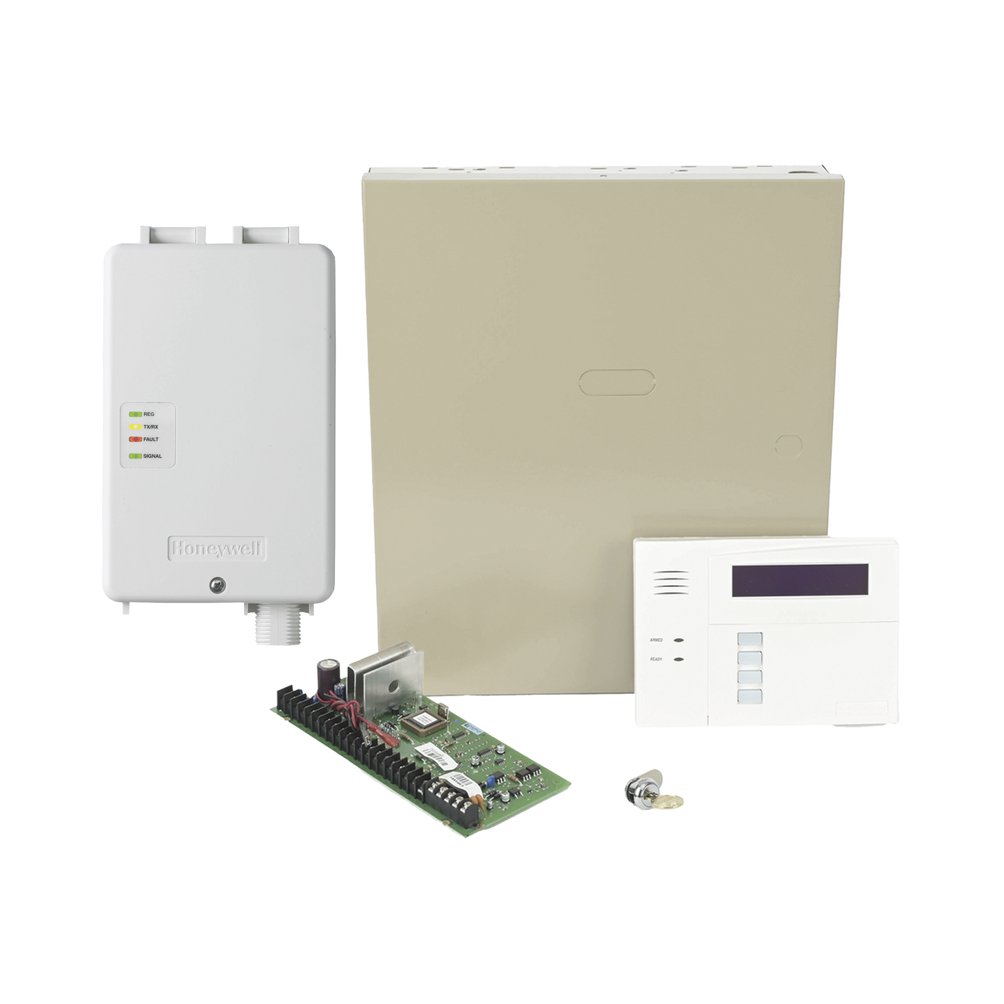 Kit de alarma VISTA48LA con Teclado Alfanumérico con receptor inalámbrico y Comunicador GSM LTEXA