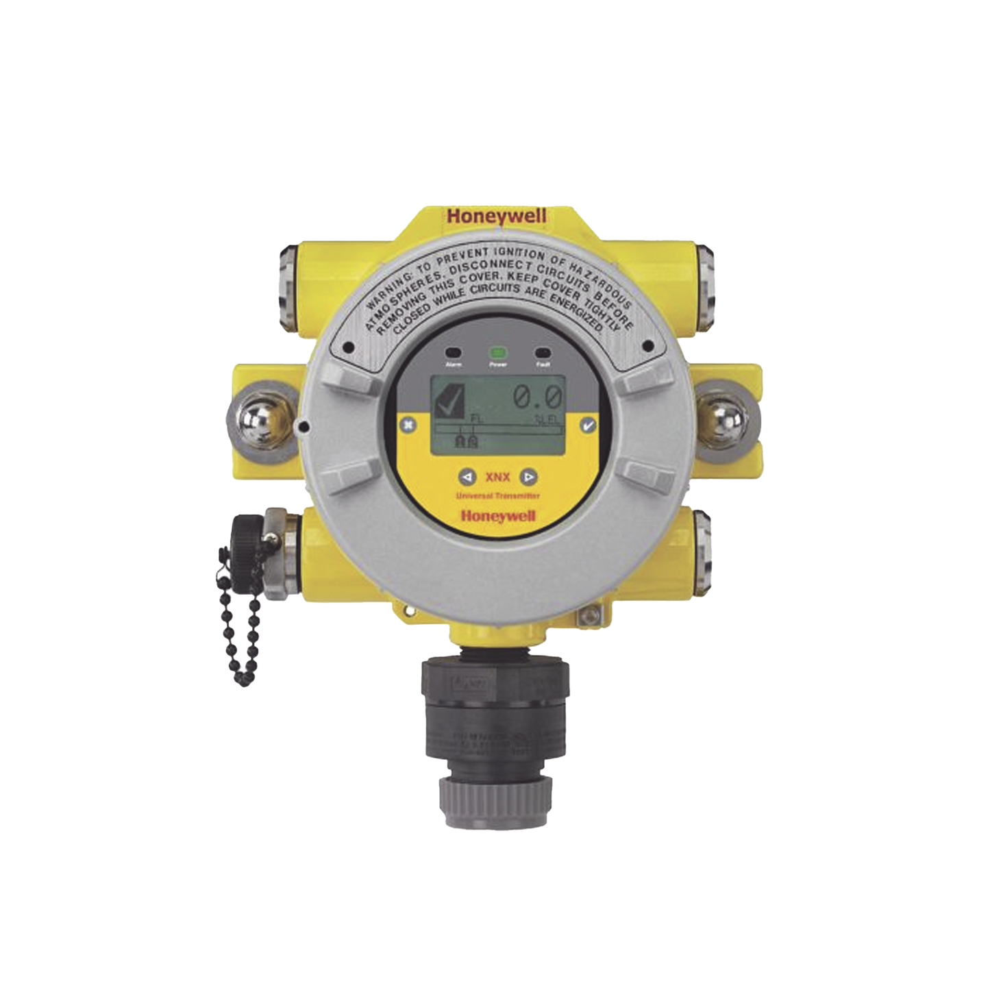 Transmisor Universal Serie XNX Para Sensores Tóxicos y Oxigeno, Con HART sobre salida 4-20 mA, UL/CSA, 4 entradas 3/4" NPT, Aluminio Pintado