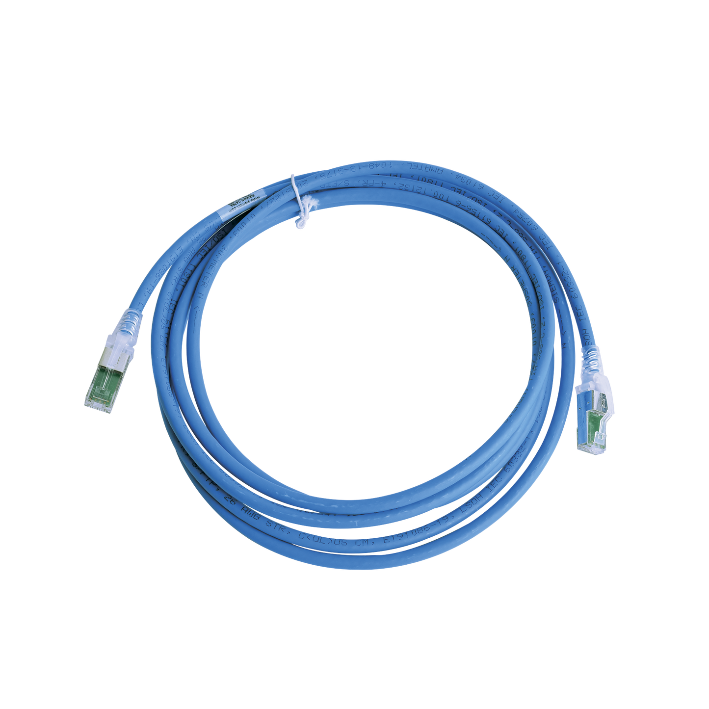 Patch Cord Z-MAX Cat6A S/FTP, CM/LS0H, 10ft, Color Azul