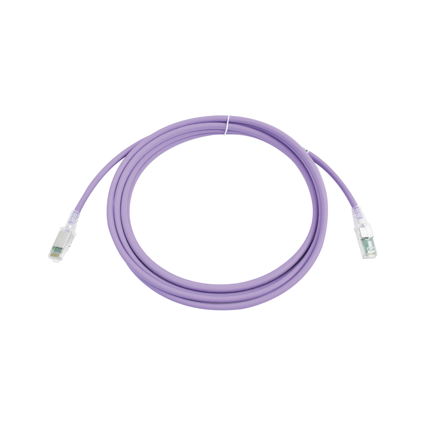 Patch Cord Z-MAX Cat6A S/FTP, CM/LS0H, 10ft, Color Violeta