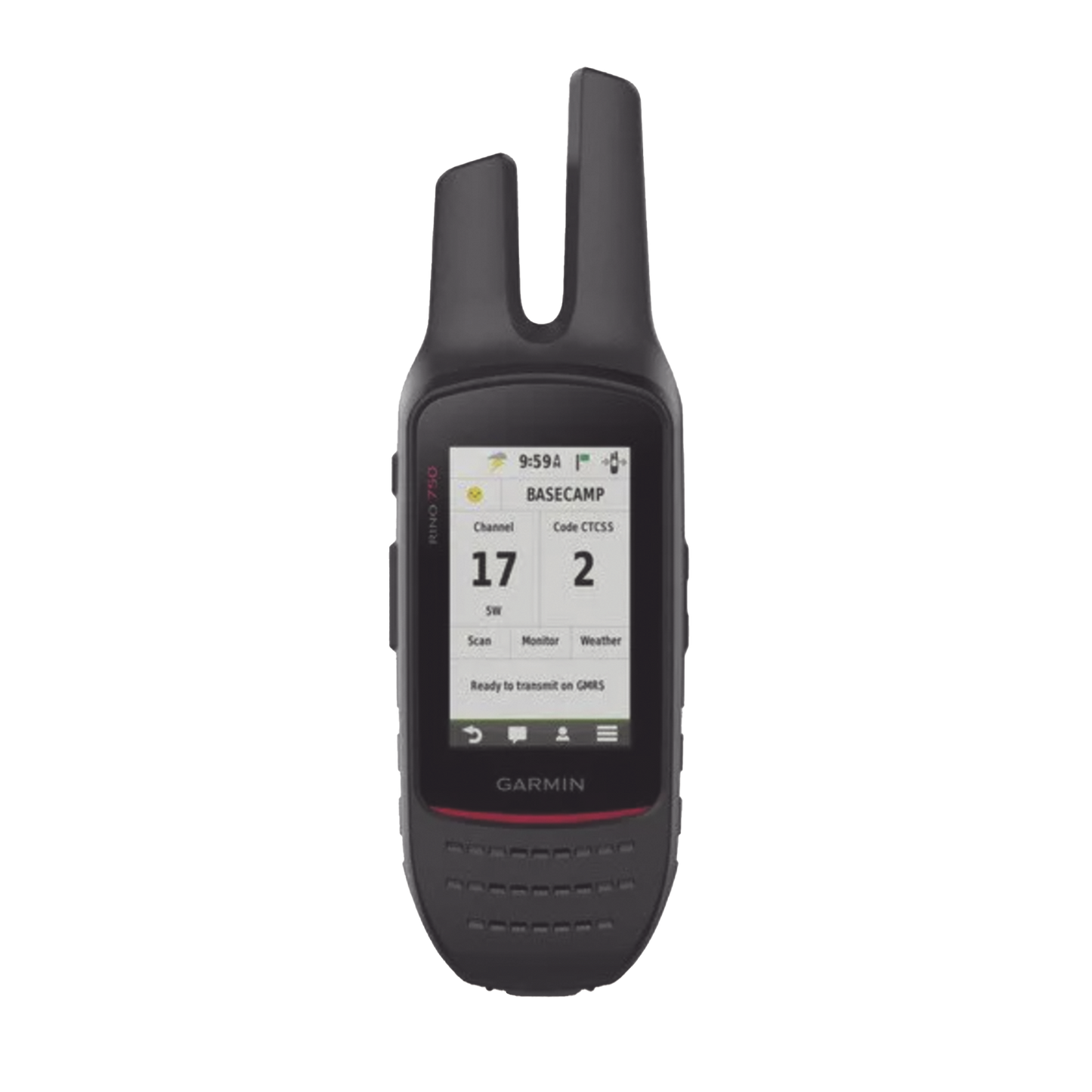 Radio portátil de dos vía  con navegador GPS  RINO 750
