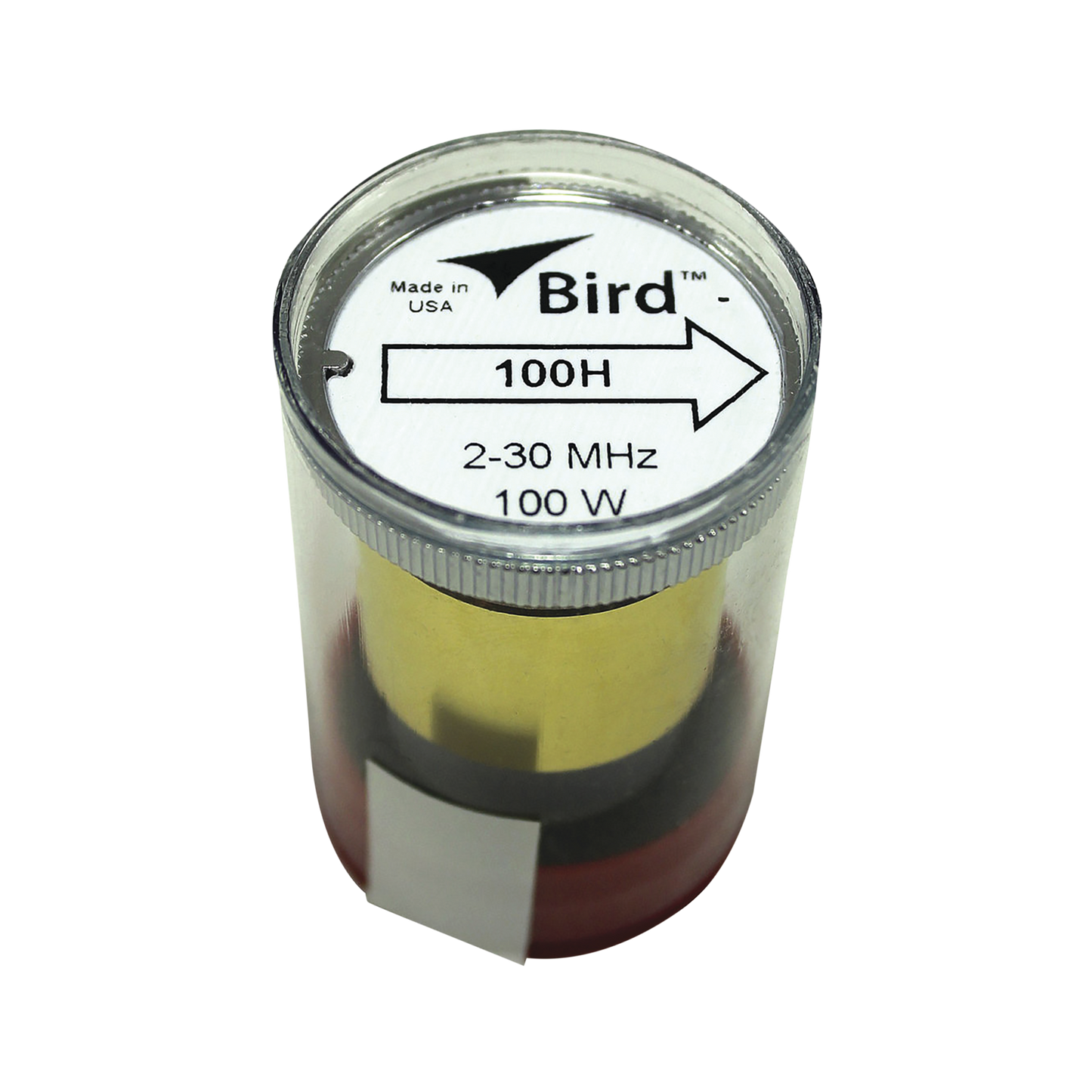 Elemento en Línea 7/8" de 100 Watt para Wattmetro BIRD 43 en el Rango de Frecuencia de 2-30 MHz.