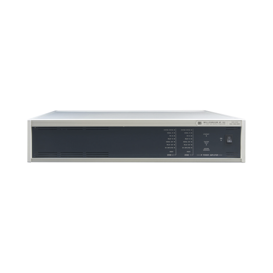 ETAPA DE POTENCIA DIGITAL 2x120W 100V  MILLENNIUM IP CON CONECTIVIDAD IP LAN, SUPERVISON, CALIDAD DE SONIDO HQ PARA 2 ZONAS, EN FORMATO RACK 2U