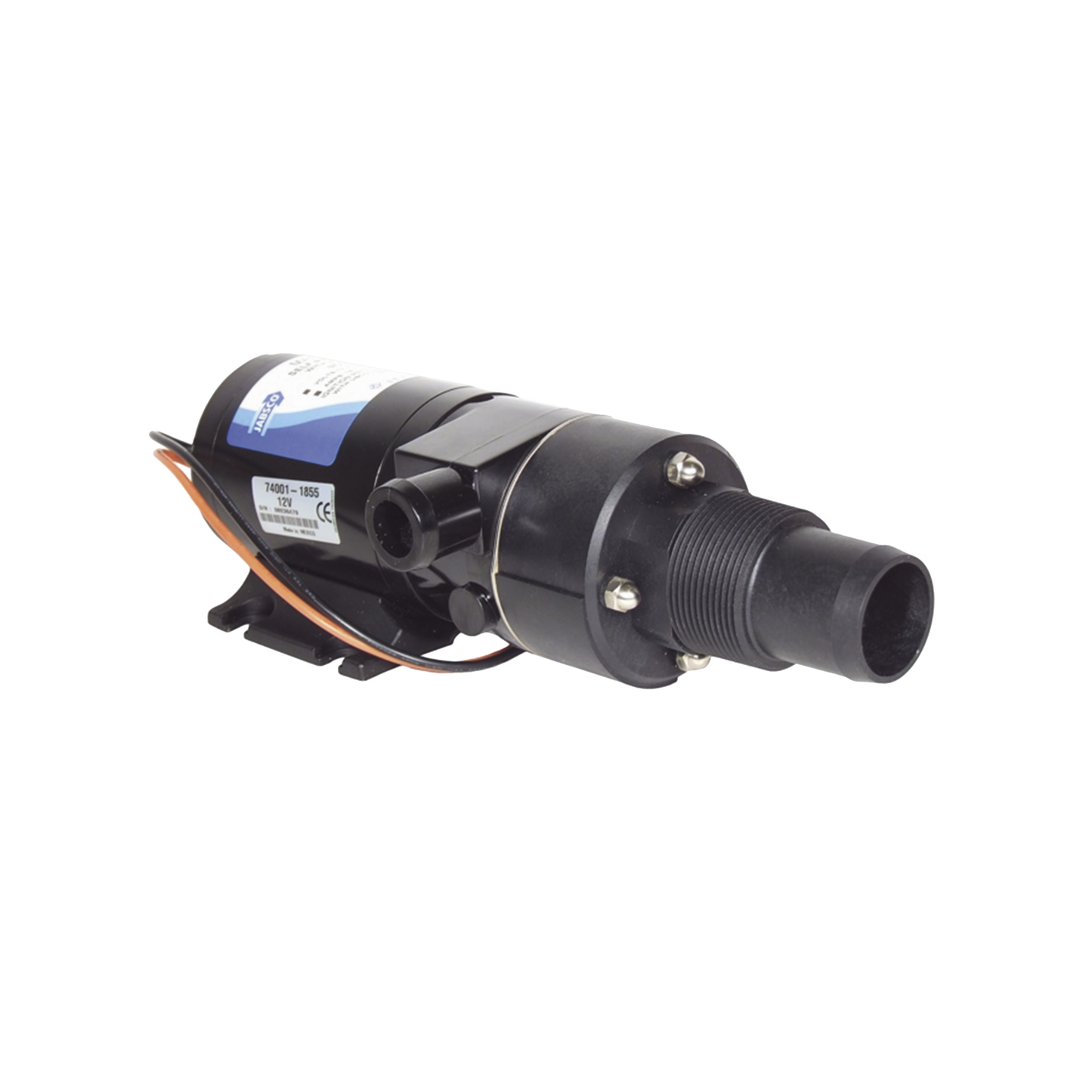 Bomba maceradora de 12 Vcd para manguera de entrada con orificio de 38 mm (1½”), manguera de descarga con orificio de 25 mm (1”)