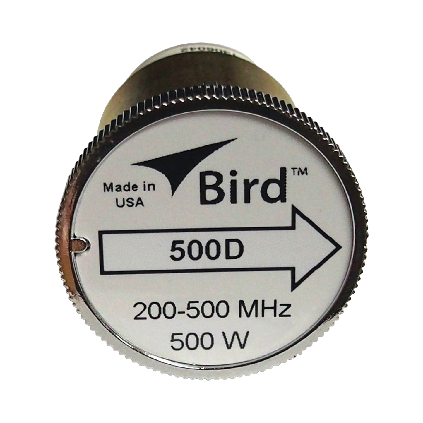 Elemento de 500 Watt en linea 7/8" para Wattmetro BIRD 43 en Rango de Frecuencia de 200-500 MHz