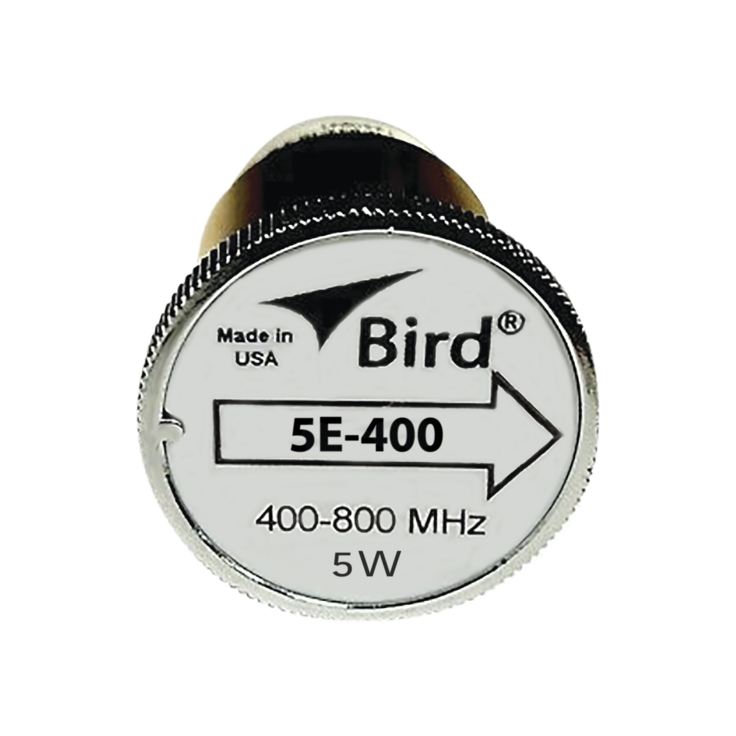 Elemento de 10 Watt en Línea 7/8" para Wattmetro BIRD 43 en Rango de Frecuencia de 400 a 800 MHz.
