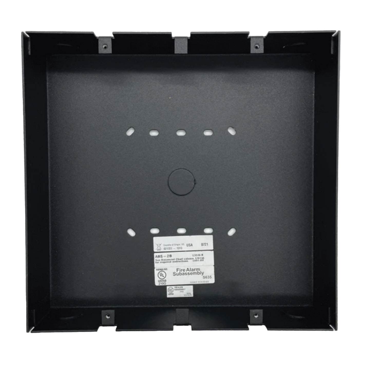 Caja de Montaje en Superficie / para Anunciador NCD / Color Negro