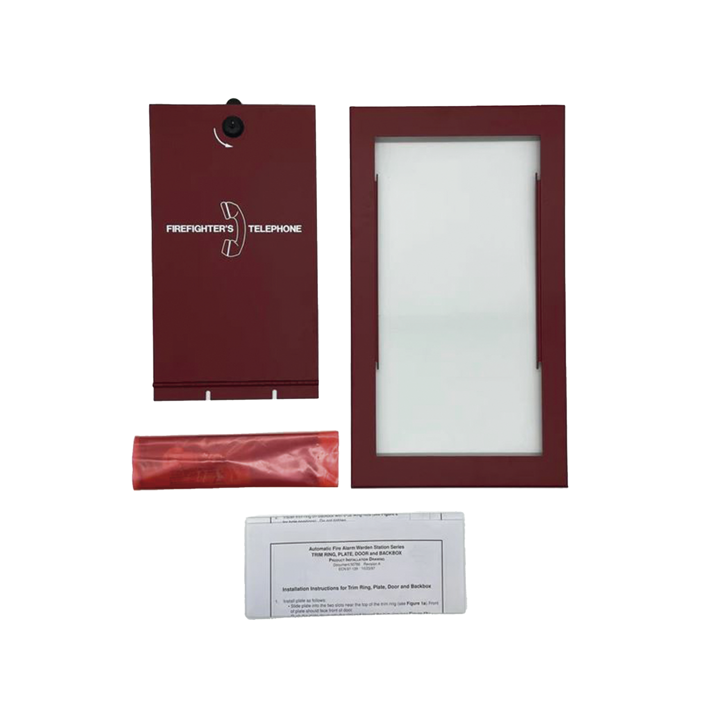Puerta con cerradura para montaje en superficie