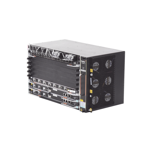 OLT Carrier Class Modular GPON, 6 Ranuras de Servicio, 1 Tarjeta de Servicio 16 puertos GPON, crecimiento hasta 96 puertos GPON, 6 UR, Gestión por UNM2000, CLI