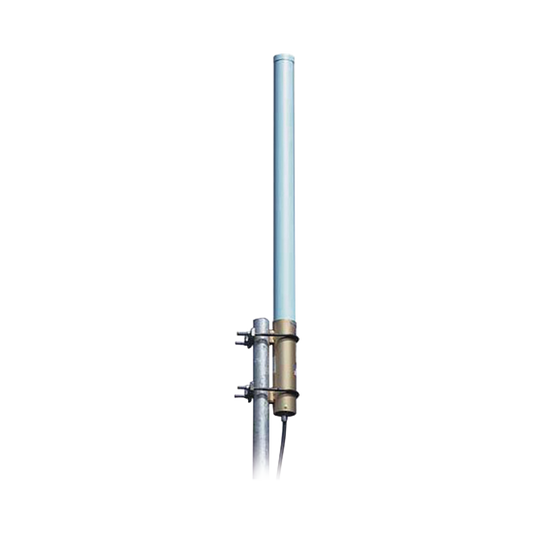 Antena Omni de Fibra de Vidrio para Estación Base, 380-470 MHz, Ganancia 2.5 dB, 500 W, N Hembra.