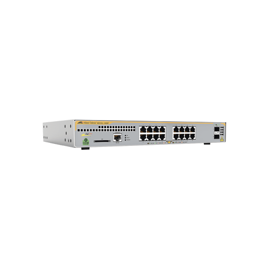 Switch Industrial-Lite PoE+ administrable capa 2 de 16 Puertos 10/100/1000 Mbps + 2 puertos SFP, 247 W