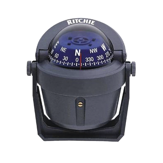 Brújula serie Sport en color gris, con iluminación nocturna color verde.