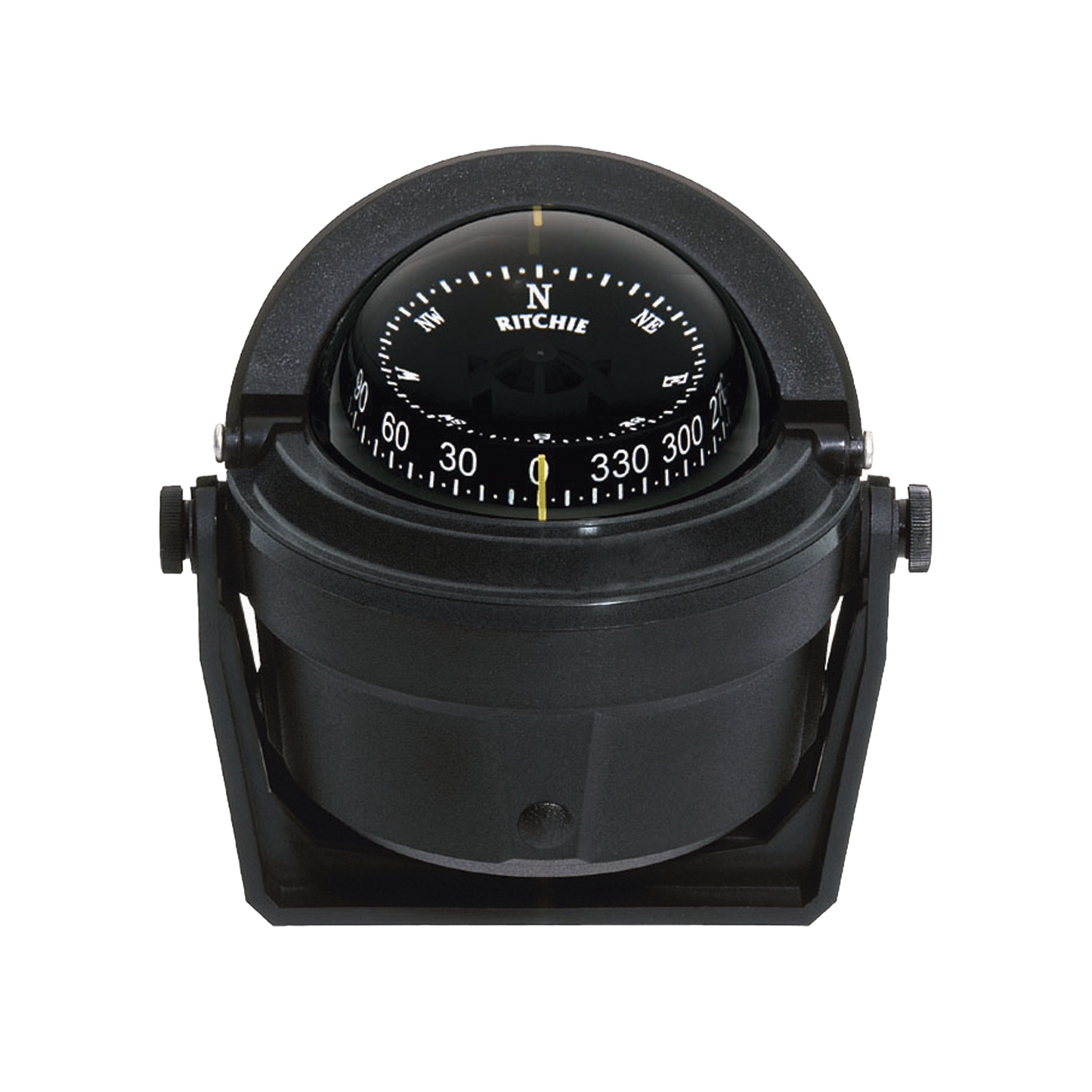 Brújula serie Voyager en color negro, cuenta con iluminación exclusiva NiteVu en color verde.