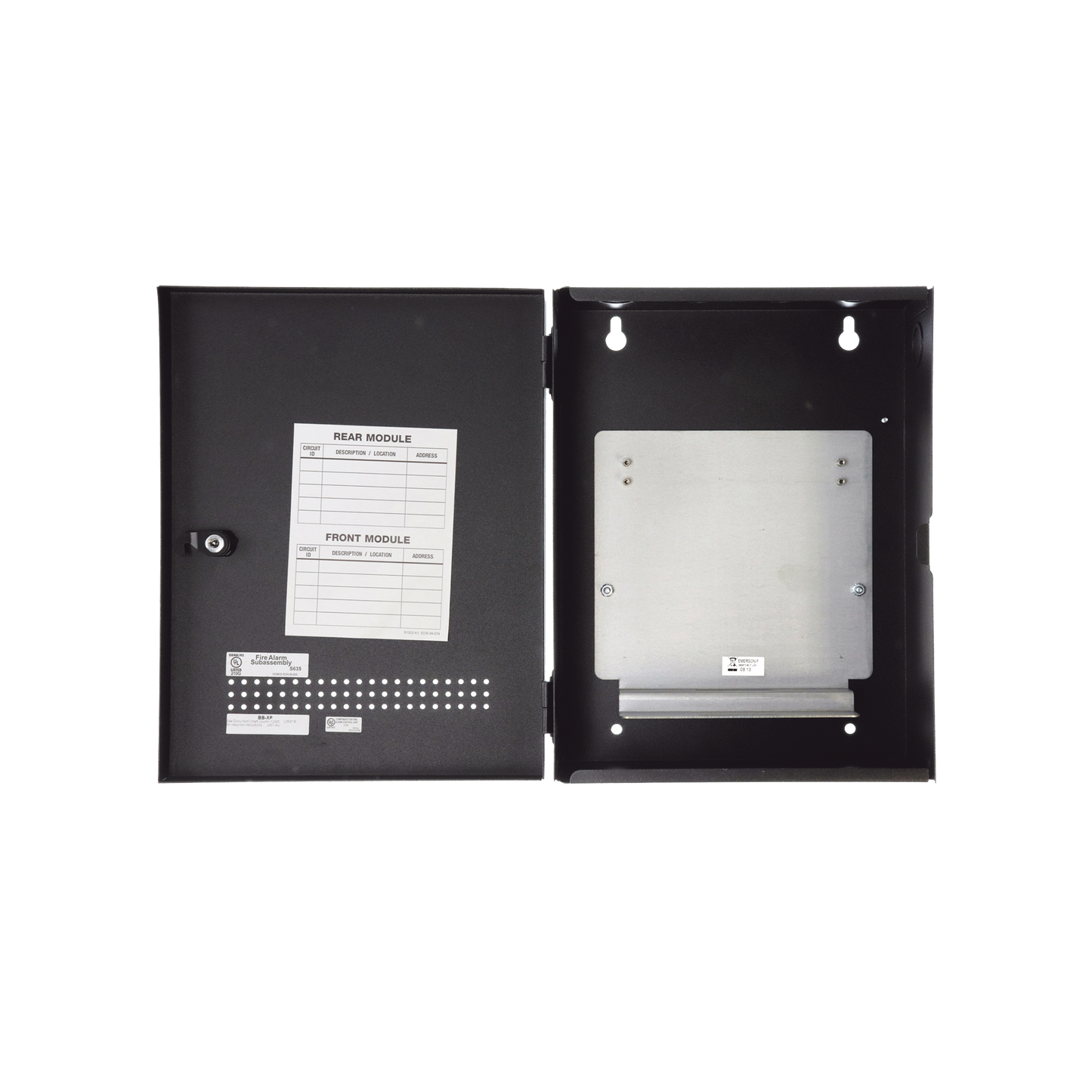 Gabinete para hasta 2 módulos Notifier XP10-M, XP6-R o XP6-C