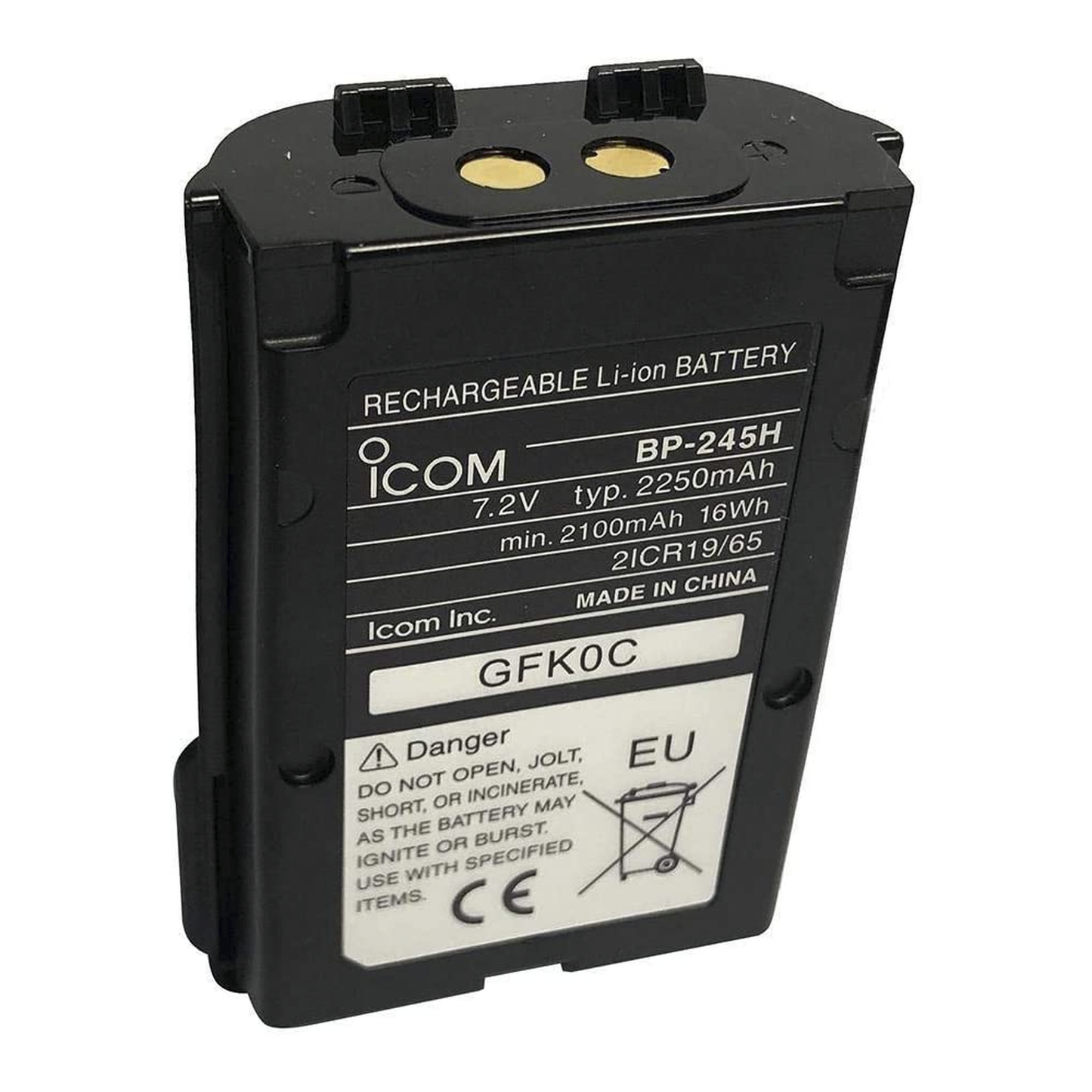 Batería Li-Ion 7.2V/ 2000mAh, para radio ICM72, M73