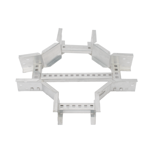 Derivación "X" Horizontal de Aluminio Perfil Z / Peralte 3 1/4" / Ancho 6"/ Radio 8" / Incluye Tornillería (CHXHEZ314R8X6AK)