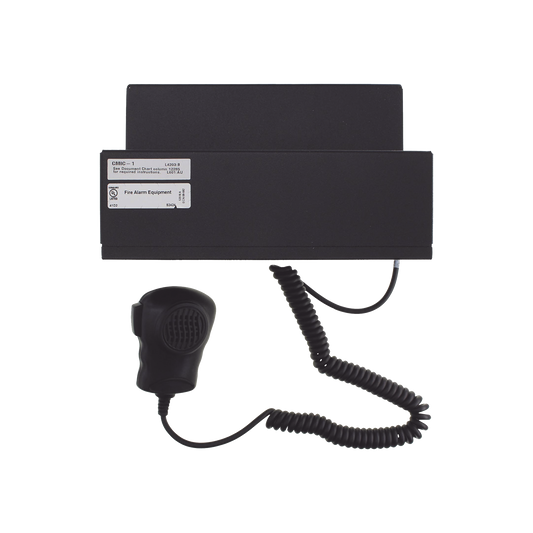 Chasis Con Micrófono / Compatible con DVC-EM de NOTIFIER / Color Negro
