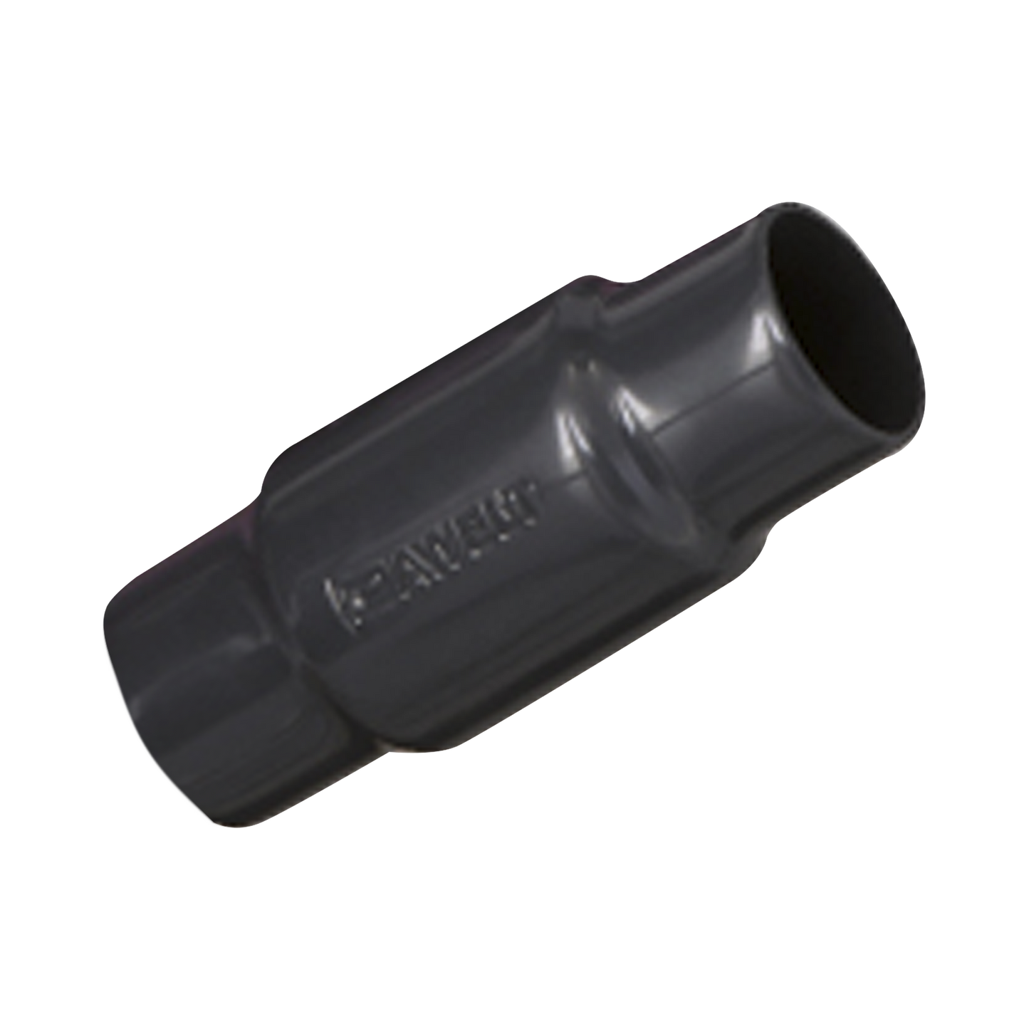 Cople de Aluminio con Recubrimiento Exterior de Pvc e Interior de Uretano Purpura para Conduit  de 3/4" (19 mm).