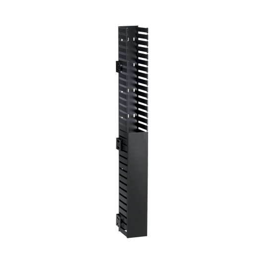 Organizador Vertical IN-Cabinet, Sencillo (Solo Frontal), Para Uso Con Gabinetes Panduit, 40 UR, 3.7 in de Ancho, Color Negro