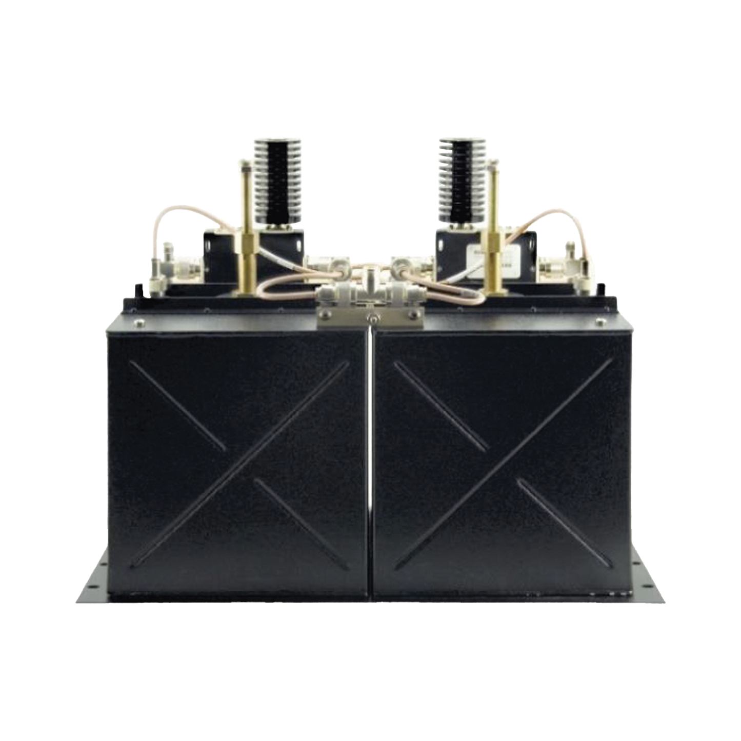 Combinador dB SPECTRA de 4 Canales en Panel  para Rack 19", 380-400 MHz, 100 kHz de Sep. N Hembras.