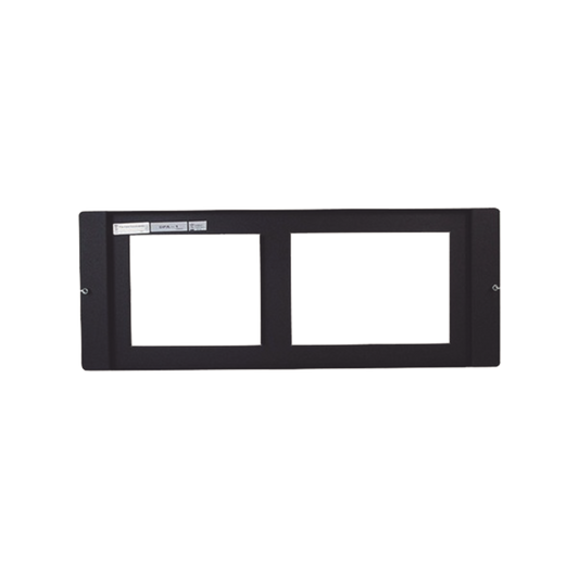 Placa de 1 Fila para DVC-EM y CMIC-1 / Compatible con Gabinetes Serie CAB-4 de NOTIFIER / Color Negro