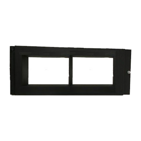 Placa de Revestimiento para Anunciador Gráfico NCD / se Instala en la Primer Fila de Gabinetes Serie CAB-4 de NOTIFIER / Color Negro
