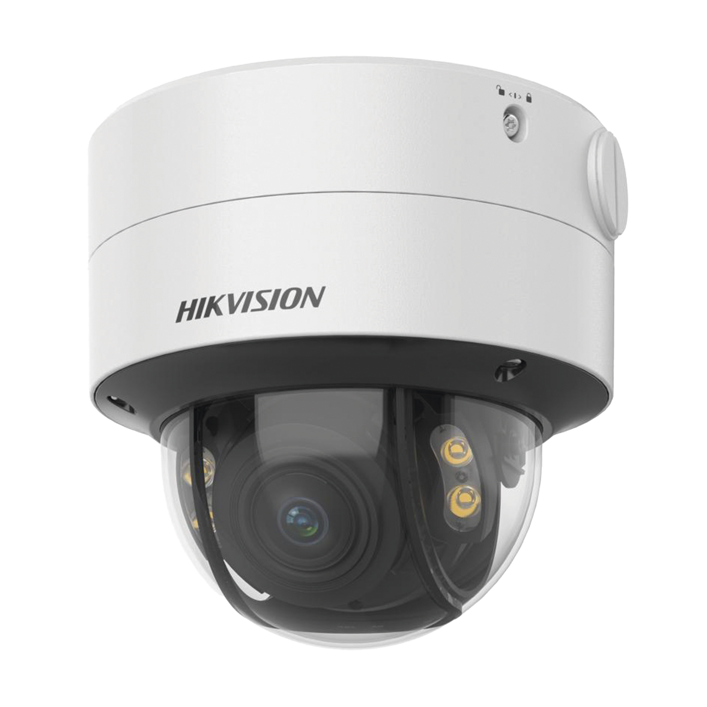 Domo IP 4 Megapixel Lente 2.8 a 12 mm / Imagen a Color 24/7 (ColorVu) / 40 mts Luz Blanca / WDR 130 dB / Exterior IP67 / IK10 / Captura Facial / ACUSENSE / Micro SD / ACUSEARCH
